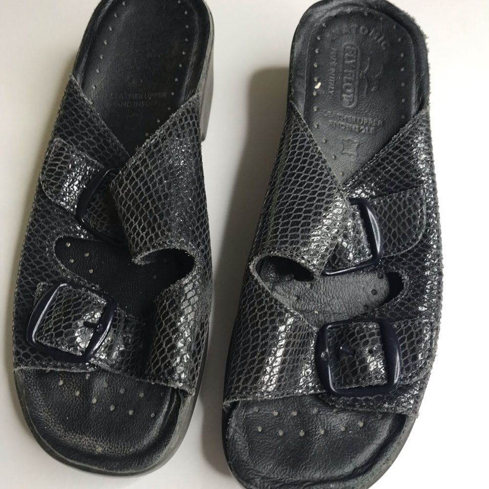 Fly Flot Comfort sandals Sz 6 summer beach vacation